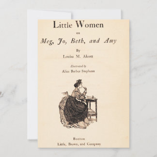 Little Women Note Kaart