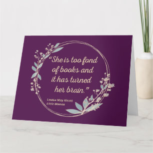 Little Women Quote II - Cute Style Kaart
