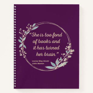Little Women Quote II - Cute Style Notitieboek