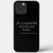 Little Women Quote II - Handschriftenstijl Case-Mate iPhone Case (Achterkant)