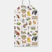 Little Wonders | Spring Garden Baby shower Cadeaulabel (Achterkant)