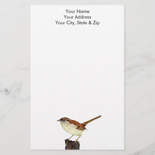 Little Wren Briefpapier (Voorkant)