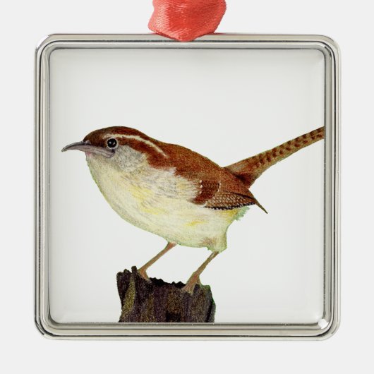 Little Wren Metalen Ornament (Voorkant)