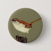 Little Wren Ronde Button 5,7 Cm (Voorkant)
