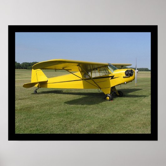 Little Yellow Airplane Poster (Voorkant)