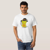 Little Yellow Cat Witch aangepaste T-shirts (Voorkant volledig)