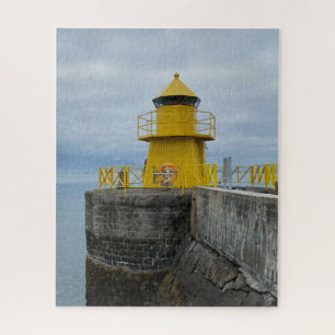 Little Yellow Lighthouse in Reykjavik, IJsland Legpuzzel