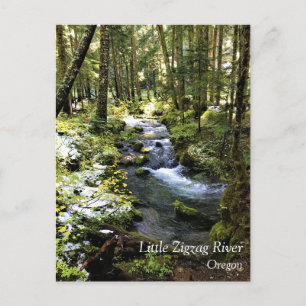 Little Zigzag River, Oregon Carte postale