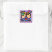 LittleGirlie First Love Autocollant personnalisé (Sac)