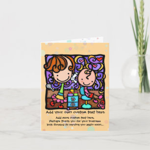 LittleGirlie plays Hair Stylist BUFF Card Kaart