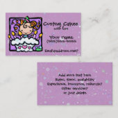 LITTLEGIRLIE-toets voor het versieren van de douan Visitekaartje (Voorkant / Achterkant)