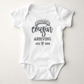 Littlest Cousin Arriving Romper (Voorkant)