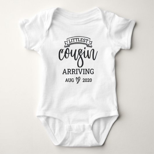 Littlest Cousin Arriving Romper (Voorkant)