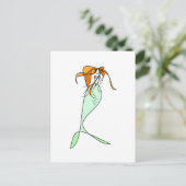 Littlest Mermaid Briefkaart (Staand voorkant)
