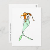 Littlest Mermaid Briefkaart (Voorkant / Achterkant)