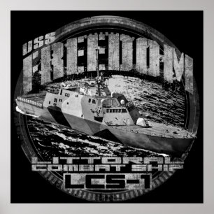 Littoraal gevechtsschip Freedom Poster