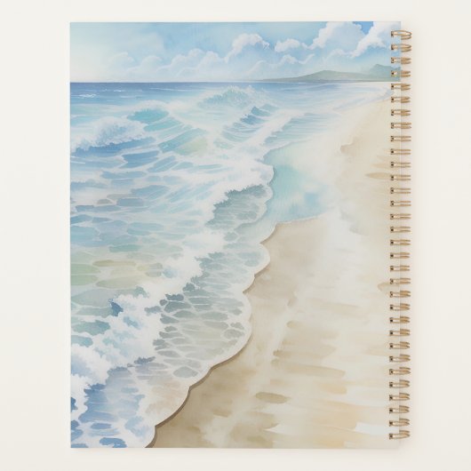 Littoral de plage moderne (Dos)