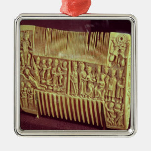 Liturgical comb, School of St. Albans, c.1120 Metalen Ornament