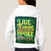 "LIUE AIMES LPOKE Slogan Girls' Pullover Sweat - s (Dos)