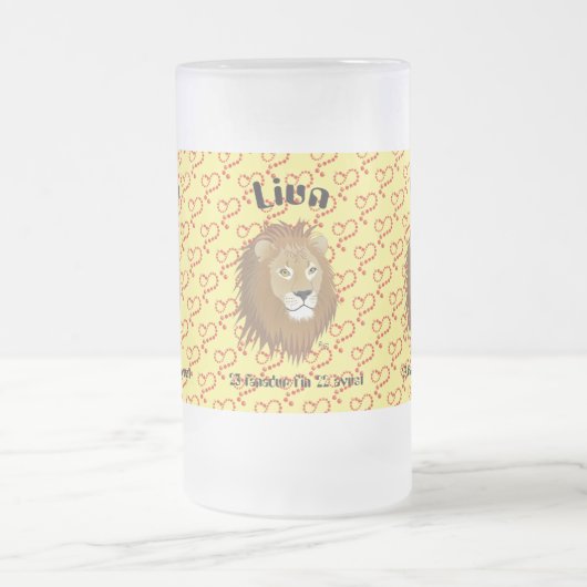 Liun 23 fanadur fin 22 avust Tasse Matglas Bierpul (Center)