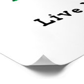 Live alsof je aan het dansen bent poster (Hoek)