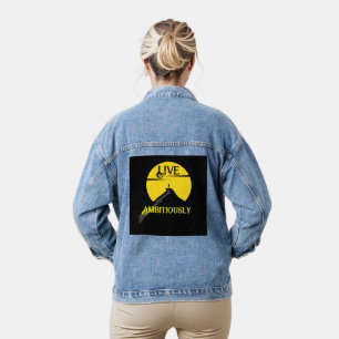 Live Ambitiously Denim Jacket