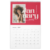 Live Bold | Calendrier photo Motivation moderne (Jan 2027)