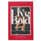 Live Bold | Calendrier photo Motivation moderne (Protection)