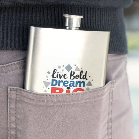 Live Bold, Dream Big Flacon (Voorbeeld)