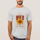 "Live Bold, Love Fearless : T-shirt inspirant (Devant)