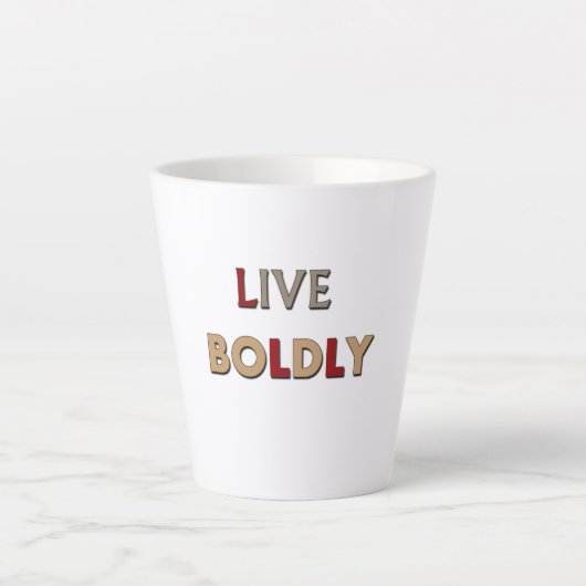 Live Bolly Latte Mok (Voorkant)