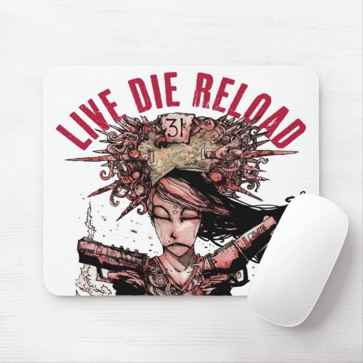 Live Die Reload Muismat (Met muis)