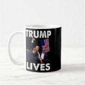 Live Donald Trump Mug Shot - Ne jamais abandonner (Gauche)