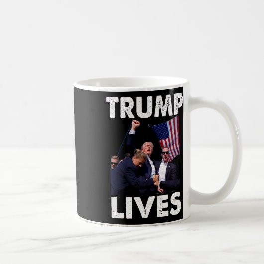 Live Donald Trump Mug Shot - Ne jamais abandonner (Droite)