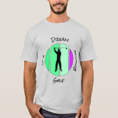Live, dream, breathe golf t-shirt (Voorkant)