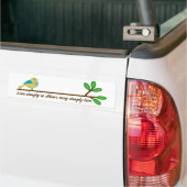 Live Eenvoudig Bumpersticker (Op Truck)