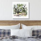 *~* Live eik New Orleans Living Oaks Art Painting Canvas Afdruk (Insitu (Slaapkamer))