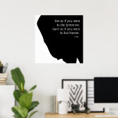 Live en leer poster (Thuiskantoor)