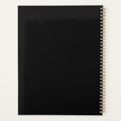 Live Fast Bark Loud - Pitbull Riding Motorbike Planner (Achterkant)