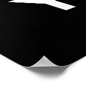 Live Fast en Die Young Poster (Hoek)