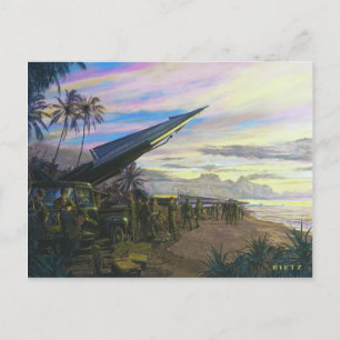 Live Fire in Kahuku door Jim Dietz National Guard Briefkaart