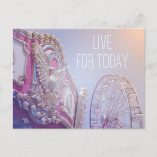 Live For Today - Carte postale Carnaval (Devant)
