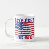 Live Free of Die Koffiemok (Links)