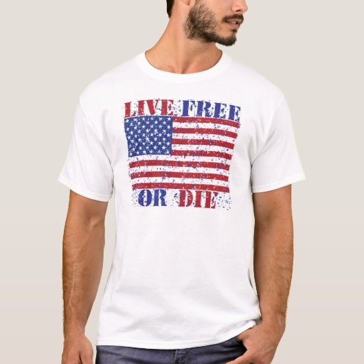 Live Free of Die T-shirt (Voorkant)
