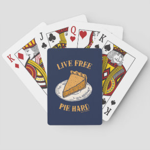 Live Free Pie Hard Pokerkaarten