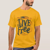 LIVE GRATIS (Klassiek T-shirt) T-shirt (Voorkant)