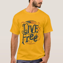 LIVE GRATIS (Klassiek T-shirt)