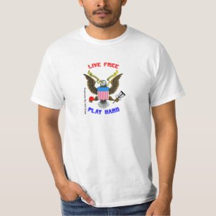 Live gratis - Speel hard T-shirt