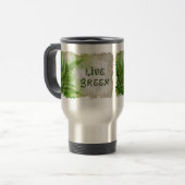 LIVE GREEN Eco Enviro Travel Mug pour le Jour des  (Devant gauche)