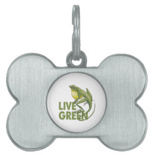 Live Green Huisdieren Naamplaatje